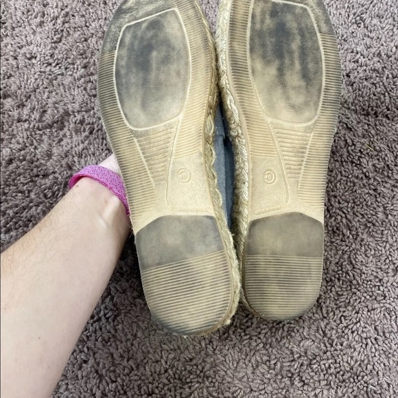 2 FOR $20 Macarena Elisa44 Scalloped FlatEspadrille Suede 40 - Picture 6 of 10
